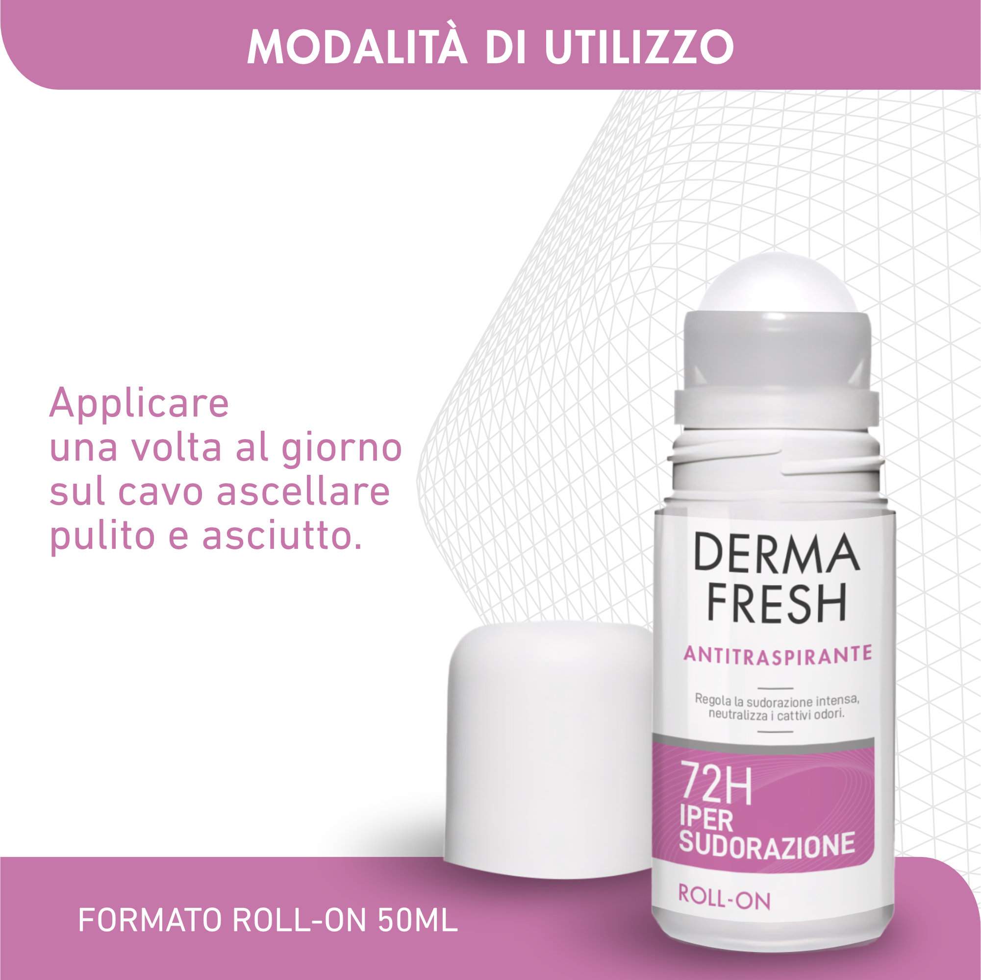 Dermafresh 72H IPER SUDORAZIONE Roll-on