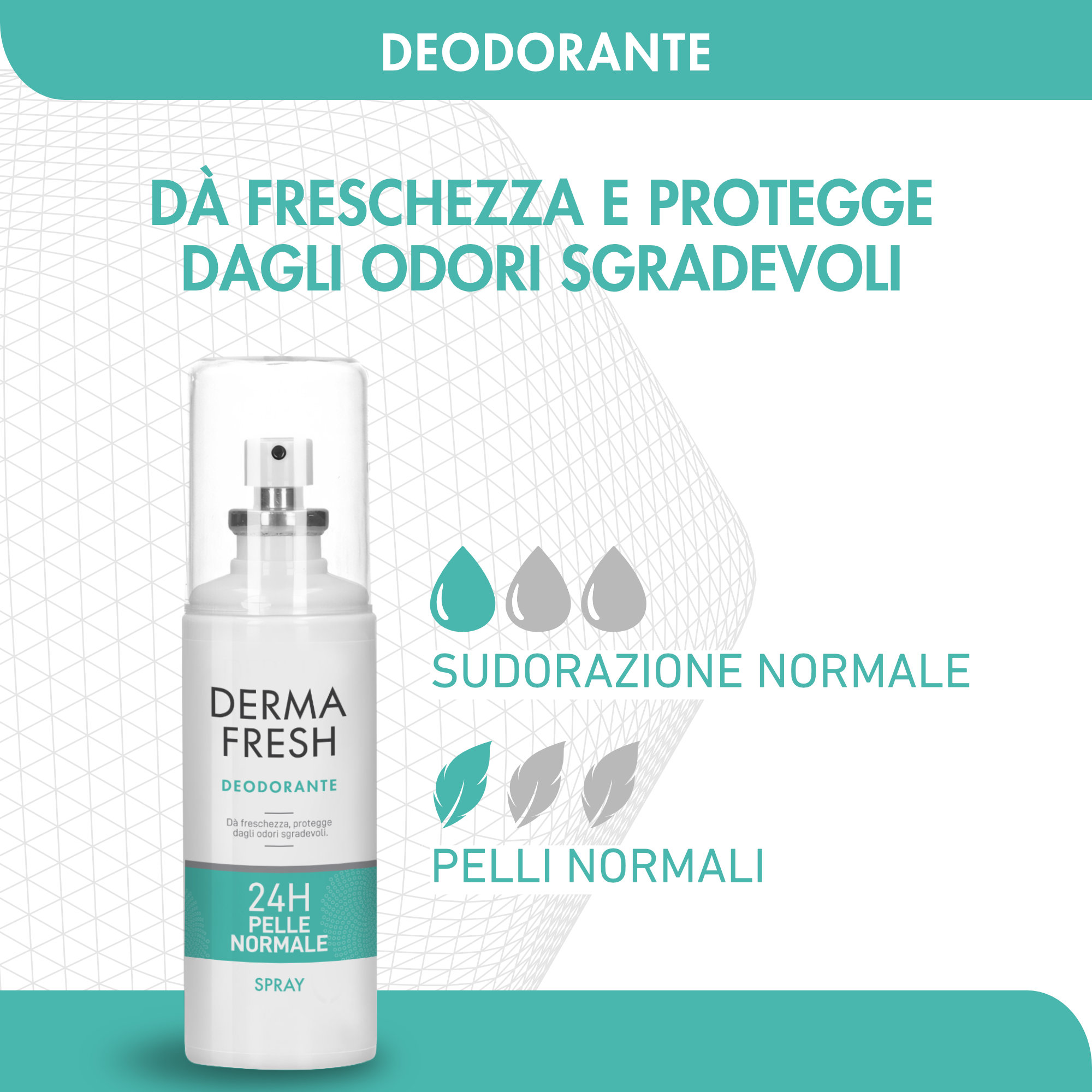 Dermafresh DEODORANTE 24H PELLE NORMALE Spray