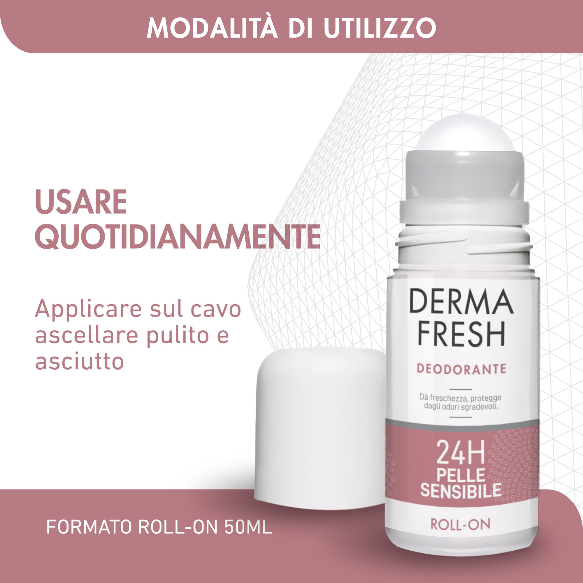 Dermafresh DEODORANTE 24H PELLE SENSIBILE Roll-on