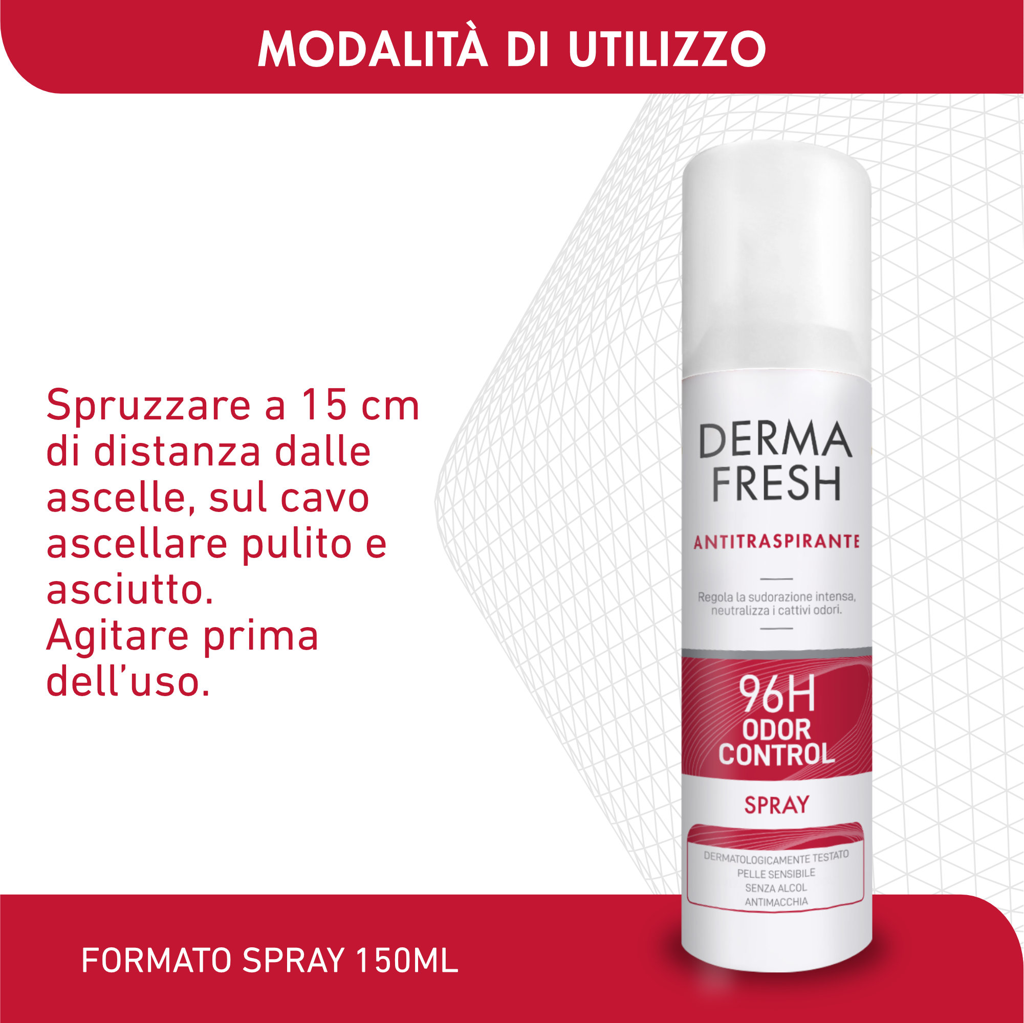 Dermafresh 96H ODOR CONTROL Spray